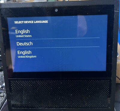 Amazon Echo Show MW46WB Black 1st Gen 7'' Touch Screen Alexa Stereo Smart Speaker