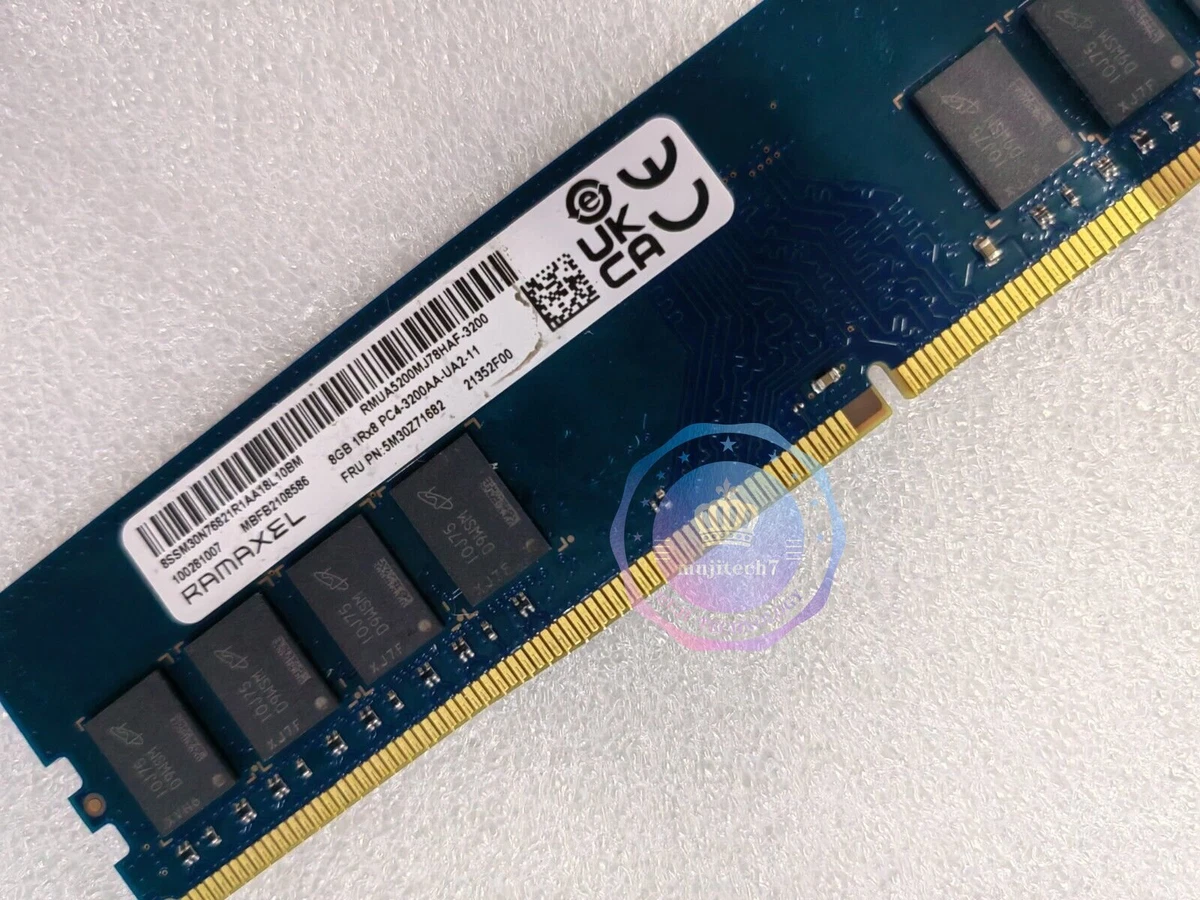 Lenovo RAMAXEL 8GB DDR4 3200MHz Desktop RAM 1Rx8 PC4 3200AA