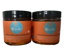 Curls Passion Fruit Curl Control Paste 4 oz Sculpting Shine Pomade (2 Pack)