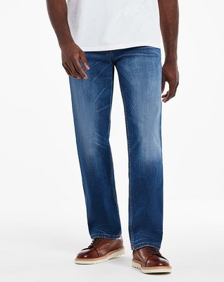Jacamo Blue Loose Fit Jeans W44 L29 
