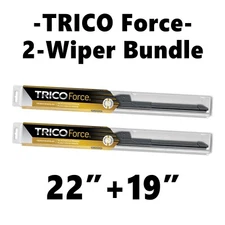 2-Wipers: 22" + 19" Trico Force All-Season Beam Wiper Blades - 25-220 25-190