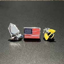 3 Pieces Lapel Pin Set Fancy Men Suit Brooches