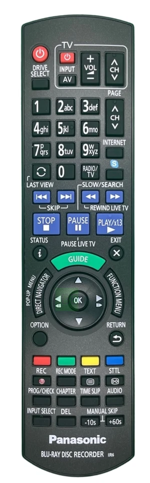 Originale Panasonic Recorder Fernbedienung N2QAYB000759