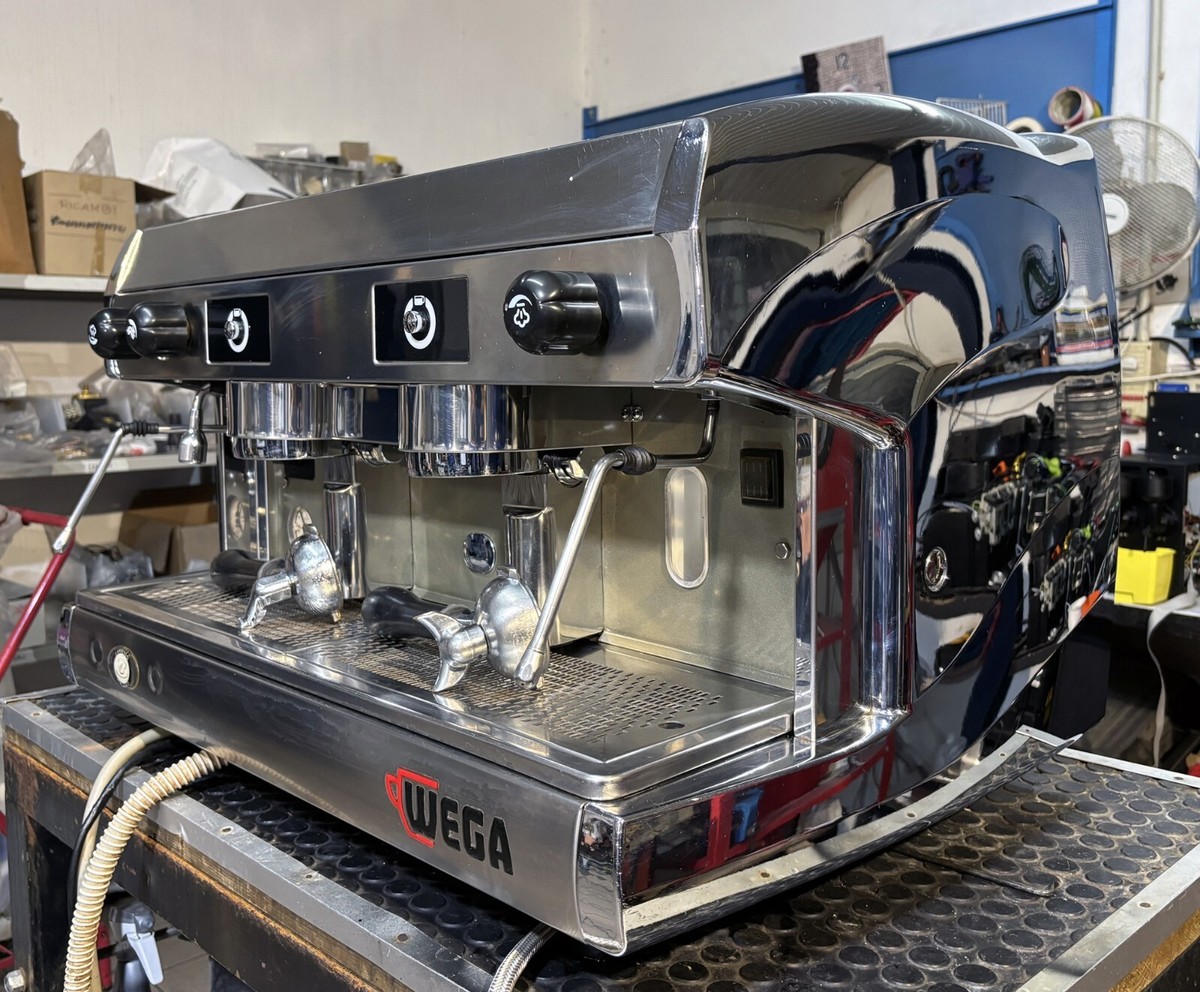 WEGA POLARIS CROMATA Macchina Caffè Espresso Bar gruppi