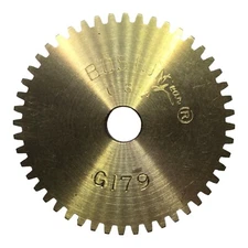 Boston Gear 09300 G179 - BRASS SPUR GEAR, 48 TEETH (NEW IN BOX)