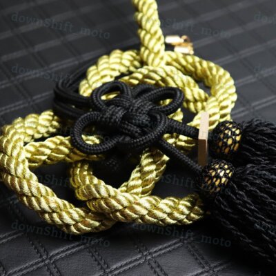 New Vip Charm Junction Produce JDM Fusa Black Kiku JP Knot Silver