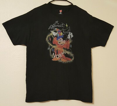 A Different Kind of Normal Mickey Mouse Lge Black T-Shirt 100% Pre-Shrunk Cotton