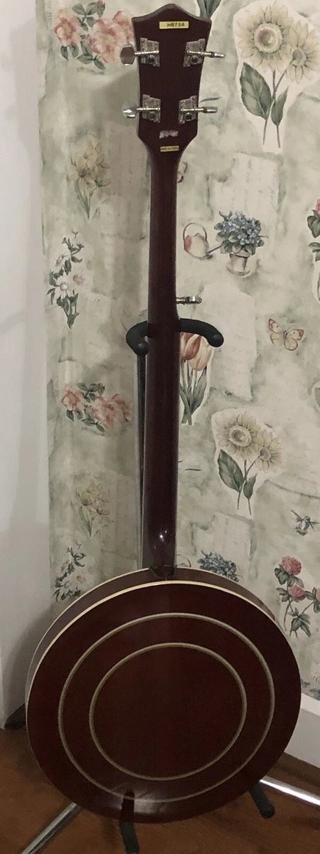 Vintage Hondo II Model HB75A 5 String Banjo with Case Made in