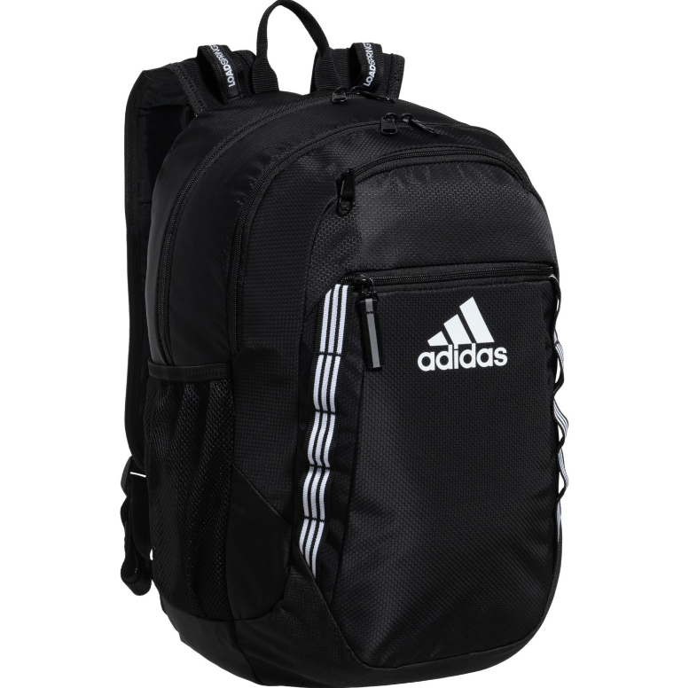 Adidas Excel Backpack Black White Load Spring Activewear Preppy