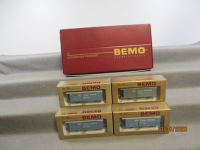 Bemo H0m 7482 100 Güterwagen Set ''Cargo Domizil'' 4.-teilig in OVP2