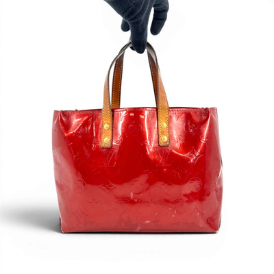 LOUIS VUITTON Handtasche Reade PM Verni Leder Rot M91088