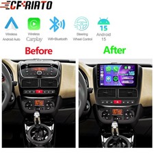 Für Fiat Doblo MK2/Opel Combo D Autoradio Android 15 Carplay GPS WIFI RDS 4+64GB