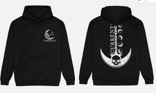 Currents Guillotine Men  s Hoodie Black Heavy Music Band Merch Graphic Pullover