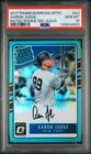 2017 Donruss Optic Aaron Judge Rated Rookie RC Aqua On Card Auto /125 PSA 10