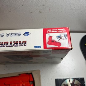 Virtua Cop 1 Or 2 Sega Saturn, 1995 Complete Big Box With Stun Gun Controller
