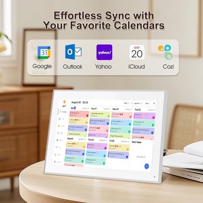10.1 Inch WiFi Digital Calendar Smart Touchscreen Interactive Display for Family
