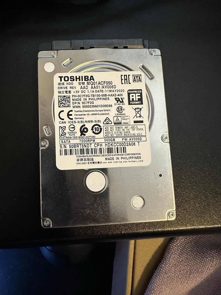 Toshiba 500GB Hard Drives (HDD, SSD & NAS) for sale | eBay