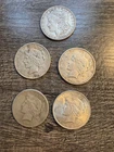 Lot of 5 Silver ~ Peace &  1886 Morgan Dollar Coins ~ 90% Silver 1923 1934 1922