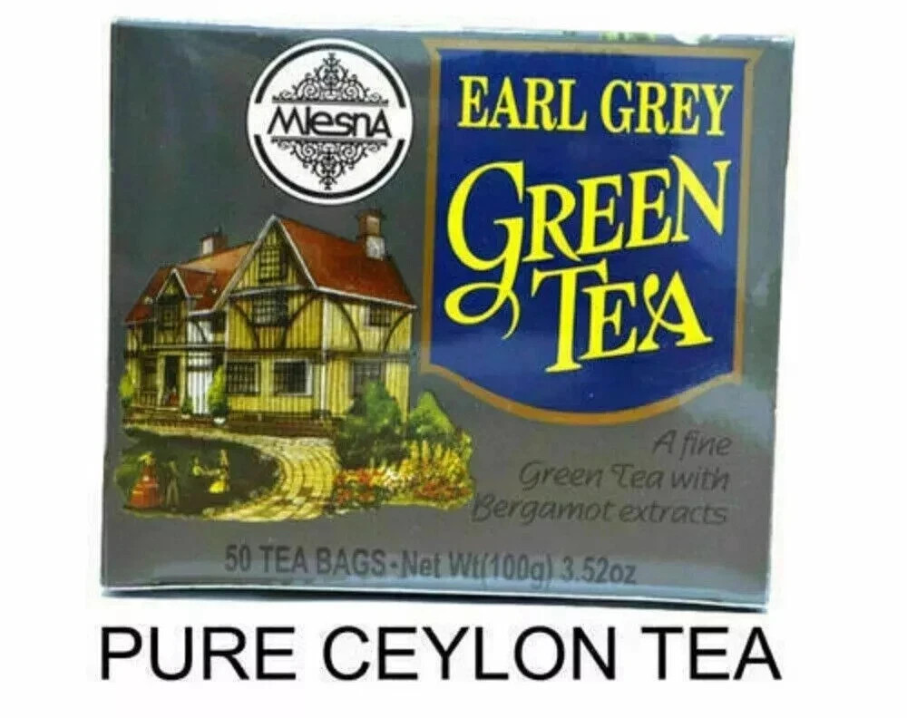 Fine Green Tea With Bergamot Flavour 50 Tea Bags Free