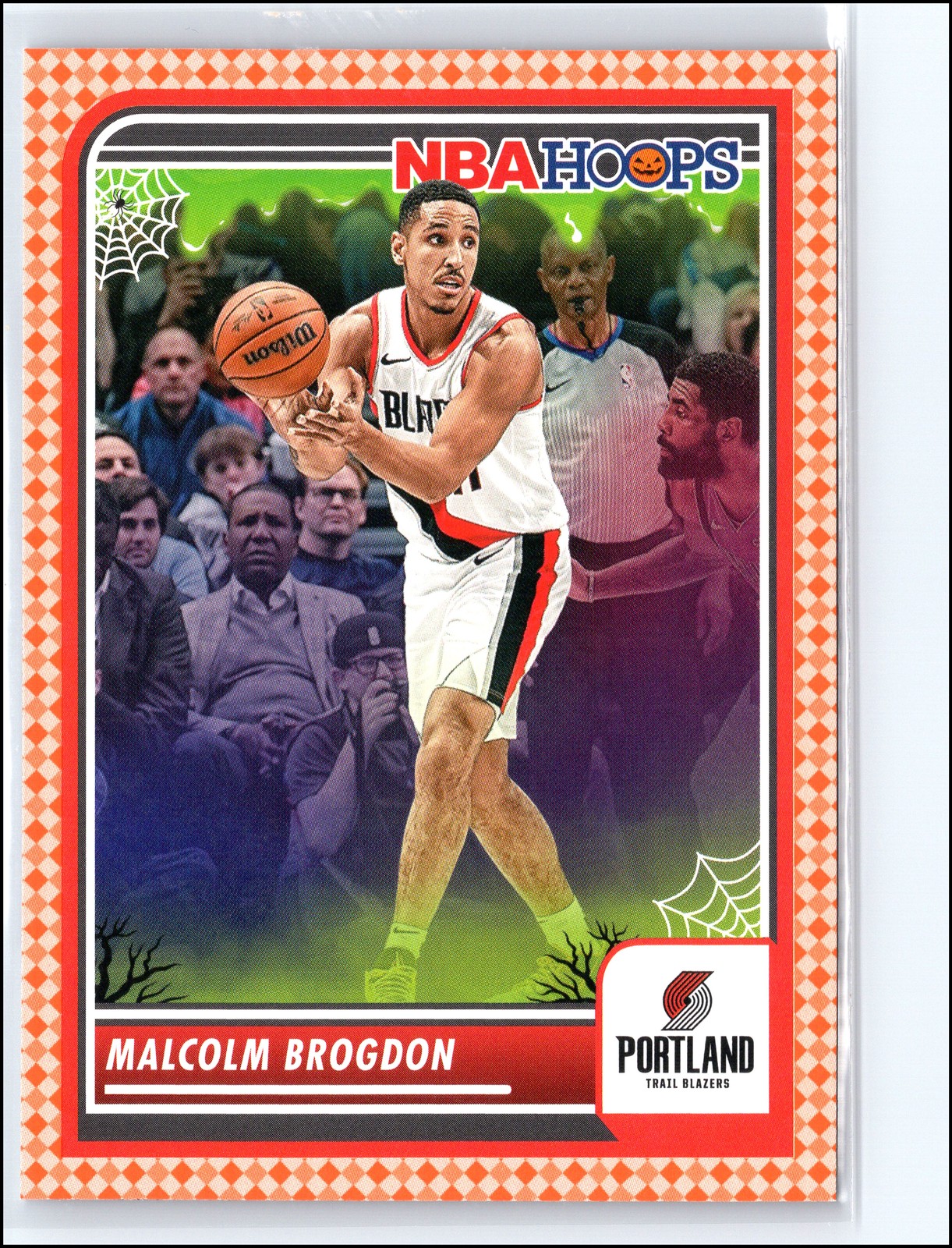 Malcolm Brogdon 2023-24 Hoops Haunted Hoops Orange #220 Boston Celtics