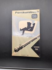 FERNKURSBUCH SOMMER 1964 Deutsche Bundesbahn Fahrplan Kursbuch