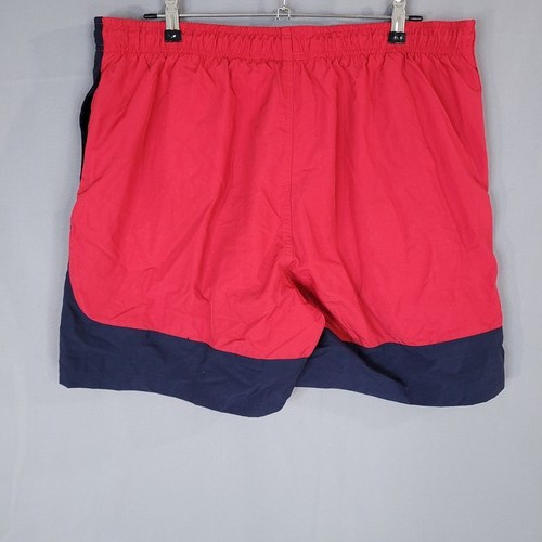 Wrangler Sport Men's Swim Trunks Red Navy Large Nylon Quick-Dry - Picture 7 of 13