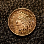 (ITM-8372) 1862 Indian Cent ~ AU++ Condition ~ COMBINED SHIPPING!