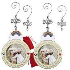 Dog Memorial Keepsake Photo Ornaments - 2025/2026 - If Love Could Have Saved ...