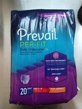 Prevail Disposable Underwear Female Medium Extra 80 Ct Case Extra Absorbency 