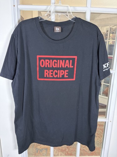 KFC Original Recipe Black Graphic Finger Licking Good Shirt Large