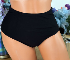 House of CB London Size Small Black Cheeky Brief Panty Hi Waist Panties