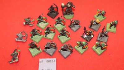 Games Workshop Warhammer Quest Night Goblins Spearmen Archers Lot Goblin Painted