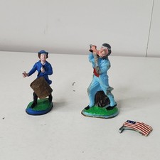 Marx Warriors of the World Revolutionary War American Lot of 2 Figures Soldiers