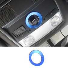 Para Volkswagen CC 13-17 Aleación Azul Techo Corredizo Interruptor Botón Cubierta Borde 1 pieza