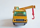 1968 Vintage Matchbox Lesney No. 63 Dodge Crane Truck Yellow Die-cast Toy