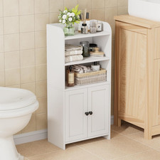 Small Bathroom Storage Cabinet, Toilet Paper Storage Cabinet