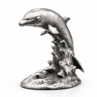 3 oz Gold Spartan 999+ Pure Silver Dolphin V2 Statue – Luxury Collectible Gift