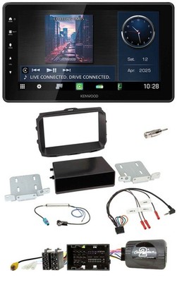 Kenwood Lenkrad Bluetooth USB DAB Autoradio für Alfa Giulietta 940 Facelift 2014