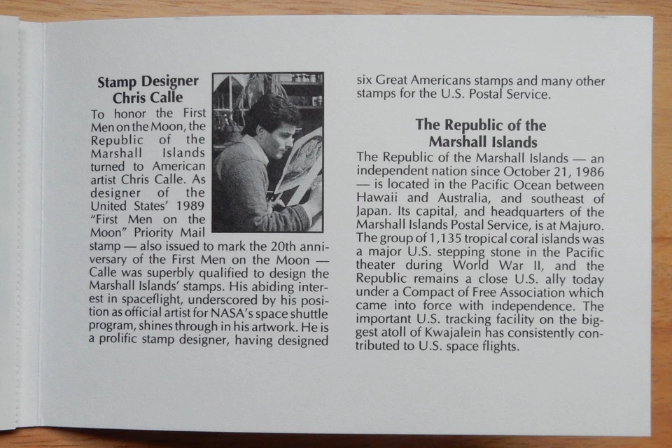 Marshall Islands First Day of Issue Stamps - 1969 First Men on the Moon, 1989 - Image 4 of 4