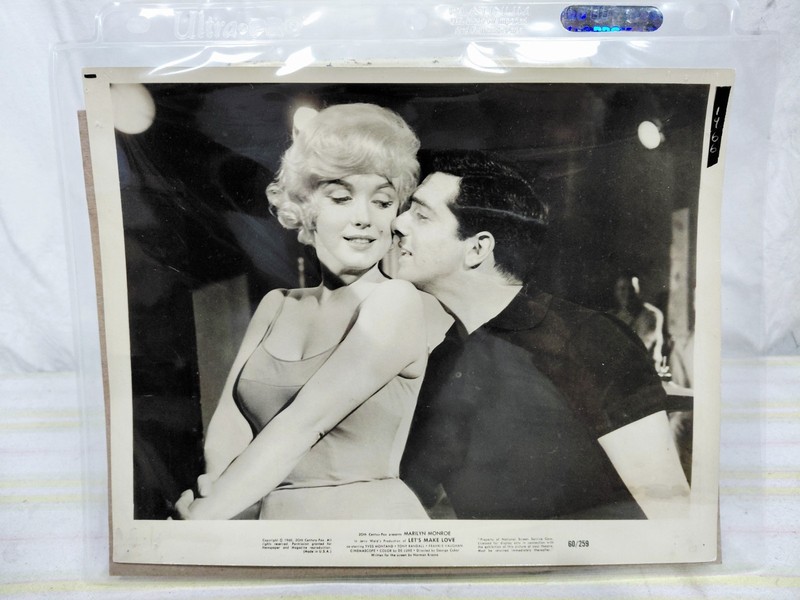 Marilyn Monroe Frankie Vaughn Let's Make Love 20th Century Fox 8x10 Photo 1960