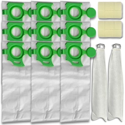 9Pk Vacuum Hepa Bags & 2 Filters Fits Sebo C, G, X Series & Windsor Sensor S12
