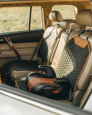 Premium Leather Car Seat Protector for Car Seat Cover from Dirt Scratches - I...
