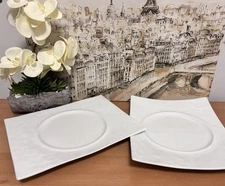 Bernardaud France Nereides Serving Platters . Set Of 2 .Excellent Condition.
