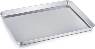 TEAMFAR Backblech, Edelstahl Rechteckig Backform Ofenblech, Ofenschale zum