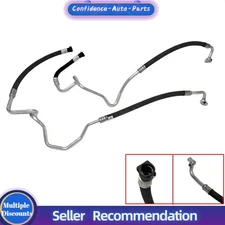 2X Engine Oil Cooler Hose Pipe Inlet & Outlet For BMW 535i 640i 740i F02 F05 F06