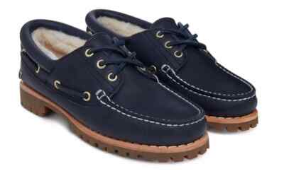 Timberland Noreen 3EYE Shearling Leather Boat Shoes Narrow Timberland Noreen 3EYE Shearling Leather Boat Shoes Narrow