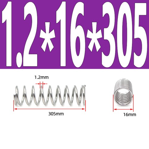 305mm Long Compression Spring 3mm - 50mm Diameter,Pressure / coiled springs - Picture 43 of 54