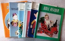 LOT OF 6 VINTAGE DOLL READER MAGAZINES FROM 1981