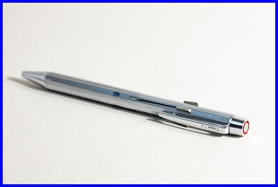 1970s Rotring 4 Color Ballpoint Pen Multi Pen with New Refills Slider Mechanism