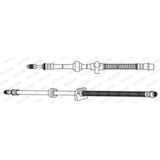 FERODO Bremsschlauch für Peugeot 407 SW 6E_ 2.0 HDi 135 2.2 508 8E_ 6D_ 8D_ 1.6